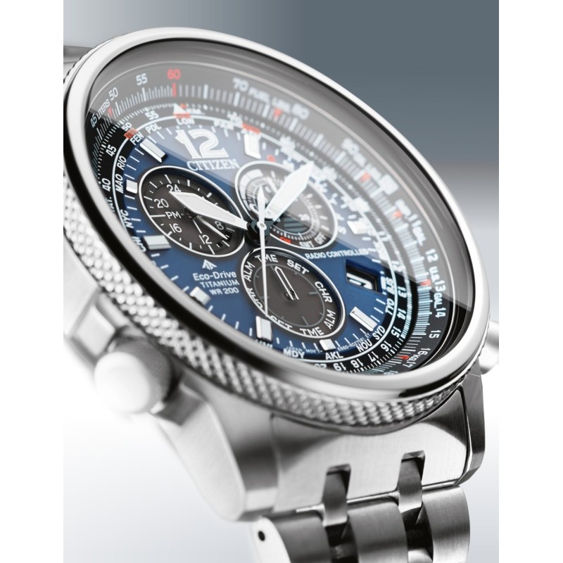 CITIZEN Crono Pilot Super Titanio