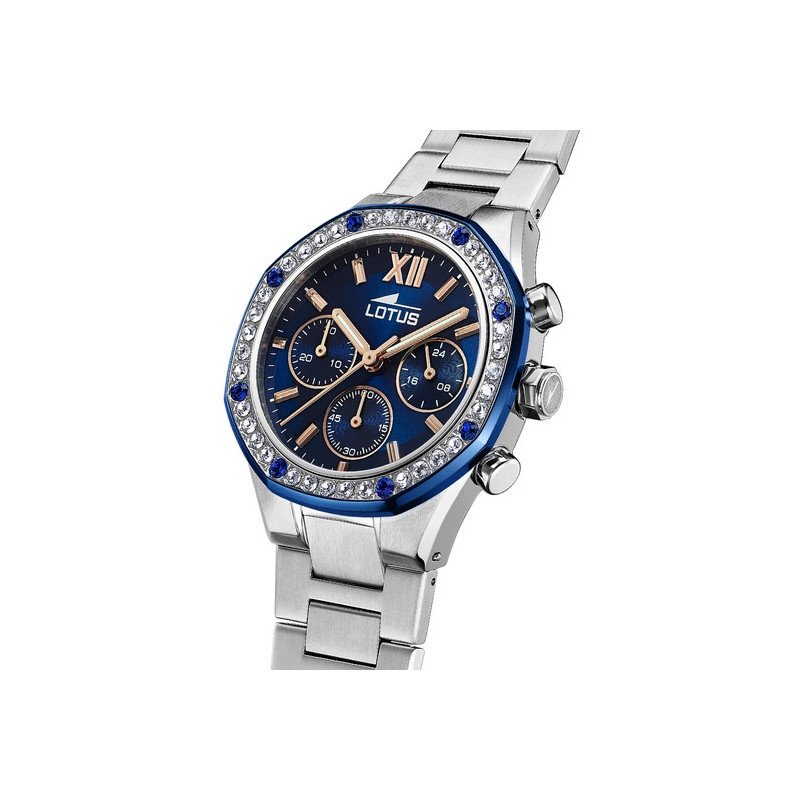 LOTUS ACCIAIO QUADRANTE BLU