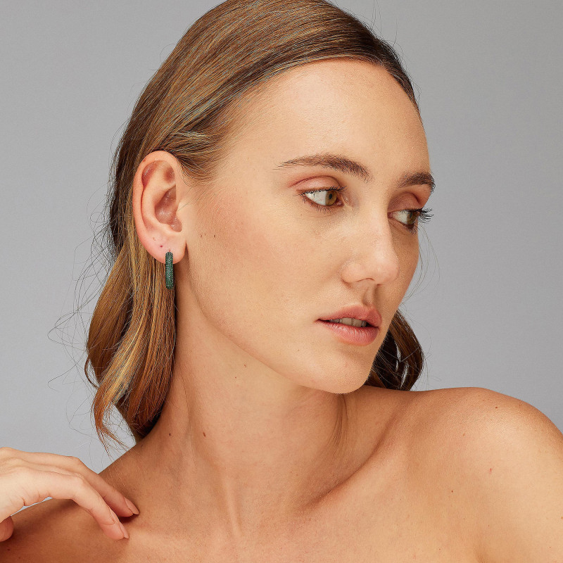 BROSWAY ORECCHINO FANCY LIFE GREEN