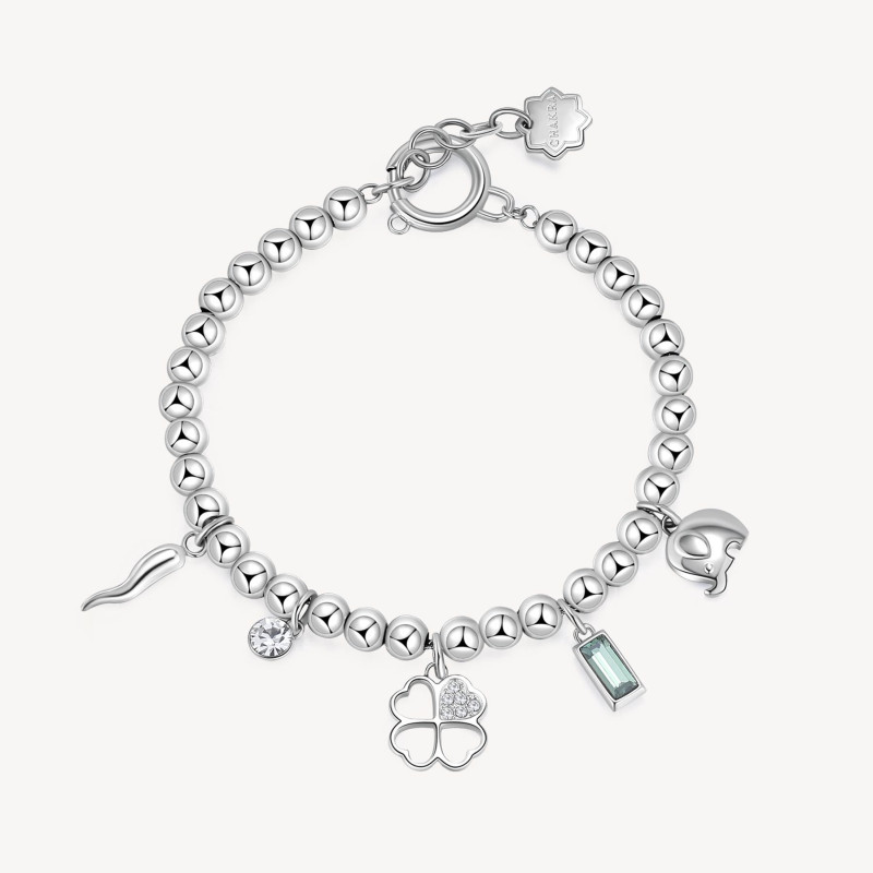 BROSWAY BRACCIALE CHAKRA QUADRIFOGLIO