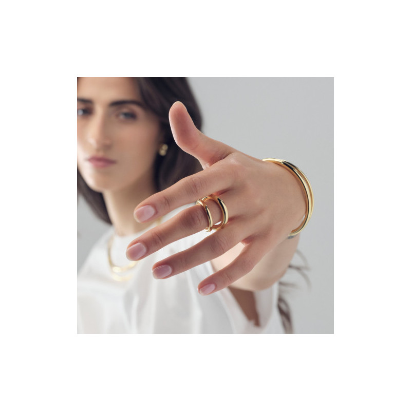 UNOAERRE Anello dorato Line