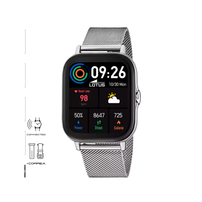 LOTUS Smartwatch Bianco Doppio Cinturino