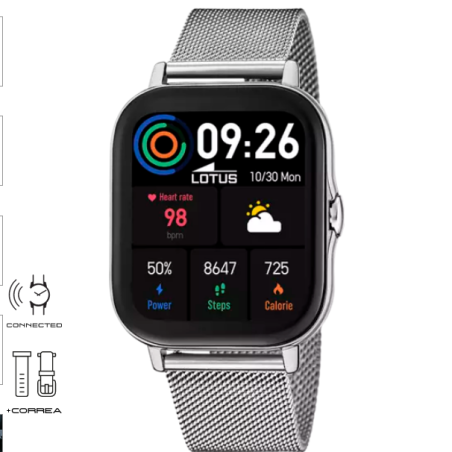 LOTUS Smartwatch Bianco Doppio Cinturino