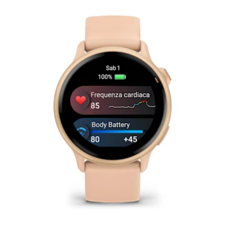 GARMIN VIVOACTIVE 6 Metallic Pink Dawn con cinturino Pink Dawn