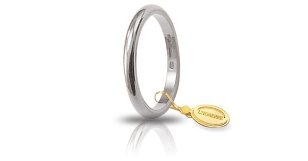 UNOAERRE Fede Francesina in oro bianco