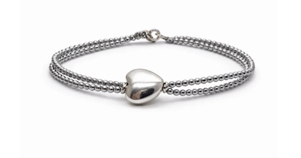 Bracciale spadino San Valentino cuore big