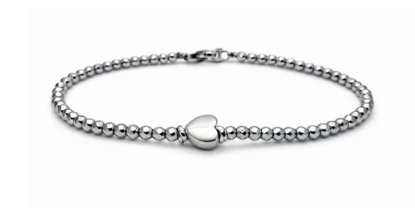 Bracciale spadino San Valentino cuoricino
