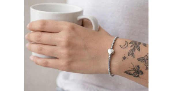 Bracciale spadino San Valentino cuoricino