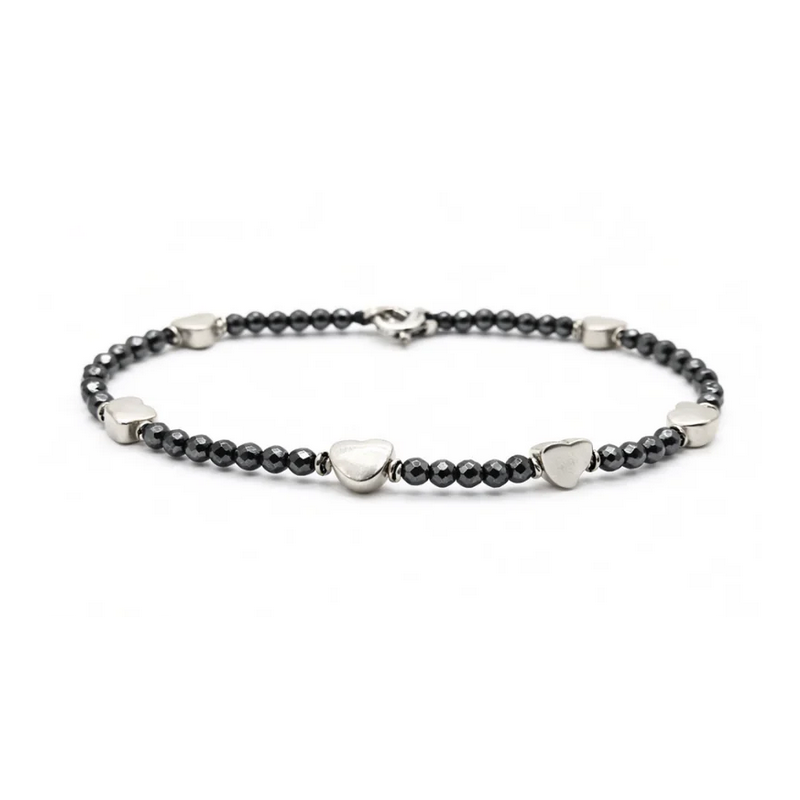 Bracciale spadino San Valentino cuoricini