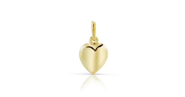 UNOAERRE CIONDOLO CUORE ORO GIALLO 9 KT