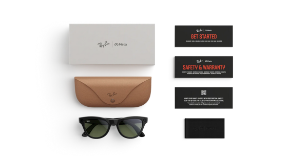 RAYBAN META AI SKYLER 4014 GEN 2 SOLE NERO LUCIDO