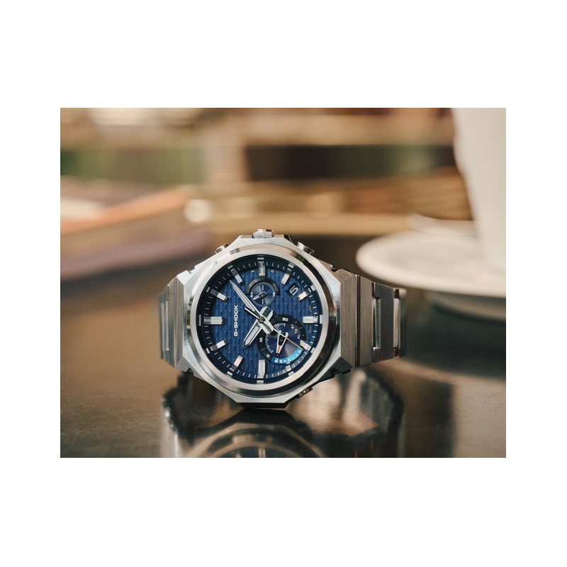 CASIO G-STEEL SERIE GST QUADRANTE BLU