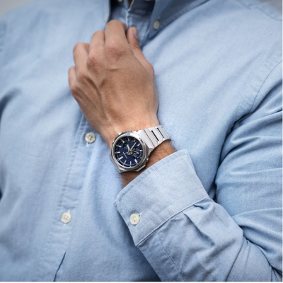 CASIO G-STEEL SERIE GST QUADRANTE BLU