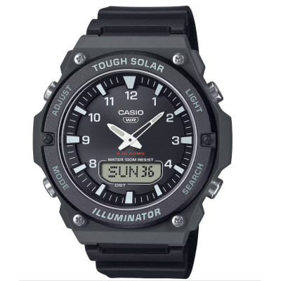 CASIO AQ ENERGIA SOLARE NERO